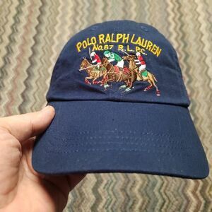 Polo Ralph Lauren Multiple Horses Navy Cap